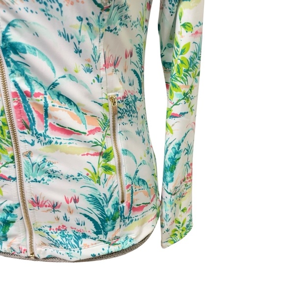 SIGRID OLSEN Tropical -golf,tennis activewear Jacket size XS - Picture 5 of 11